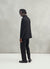 Pea Coat | Melton Wool Blend | Black
