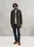 Pea Coat | Melton Wool Blend | Olive