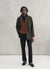 Pea Coat | Melton Wool Blend | Olive