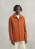 Pea Coat | Boucle Wool Blend | Rust