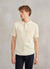 Pinstripe Visitors Polo | Cream