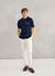Pinstripe Visitors Polo | Navy