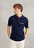 Pinstripe Visitors Polo | Navy