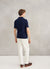 Pinstripe Visitors Polo | Navy