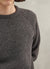 Raglan Knit Sweater | Lambswool | Charcoal