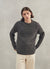 Raglan Knit Sweater | Lambswool | Charcoal