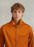 Stripe Jacquard Zip Vincent Jacket | Bronze