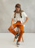 Stripe Jacquard Trackpants | Bronze