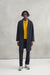 Trench Coat | Boucle Wool Blend | Navy