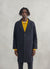 Trench Coat | Boucle Wool Blend | Navy