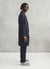 Trench Coat | Boucle Wool Blend | Navy