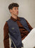 Vincent Button | Espresso Cotton Suede