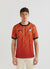 red football shirt with diamond shapes