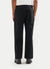 black wide leg trousers styled with black boots