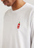 Hot Chilli Sauce Long Sleeve T Shirt | Embroidered Organic Cotton | White