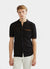 Kodo Shirt | Knitted Cotton | Black