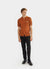 Kodo Shirt | Knitted Cotton | Rust