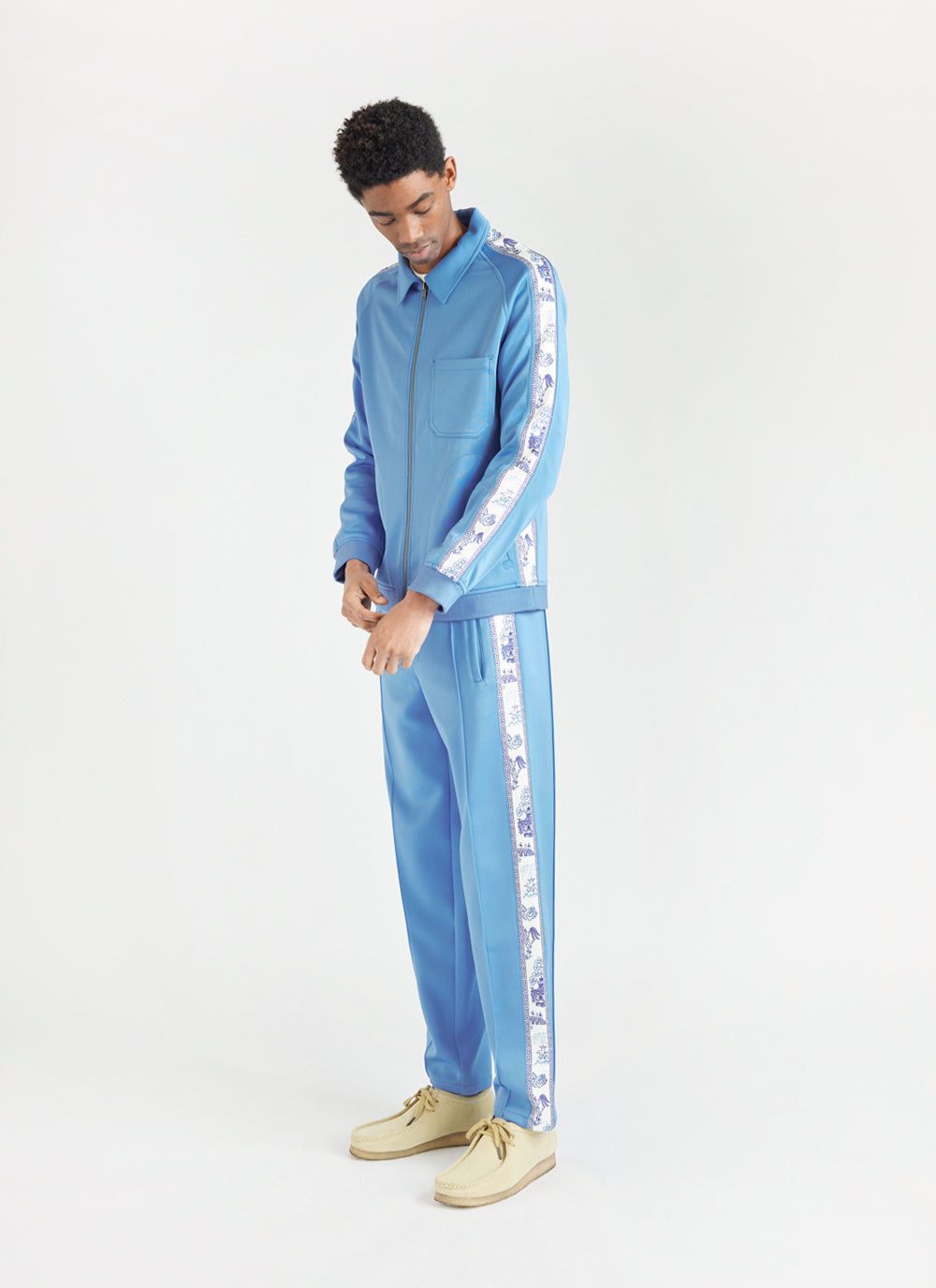 Light blue kappa sales tracksuit