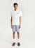 Linen Shorts | Ghost Blue
