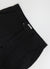 Straight Leg Linen Trousers | Black