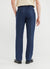 Straight Leg Linen Trousers | Navy