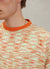 T Shirt | Mint with Orange Space Dye