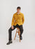 Blanket Overshirt | Casentino Wool | Mustard
