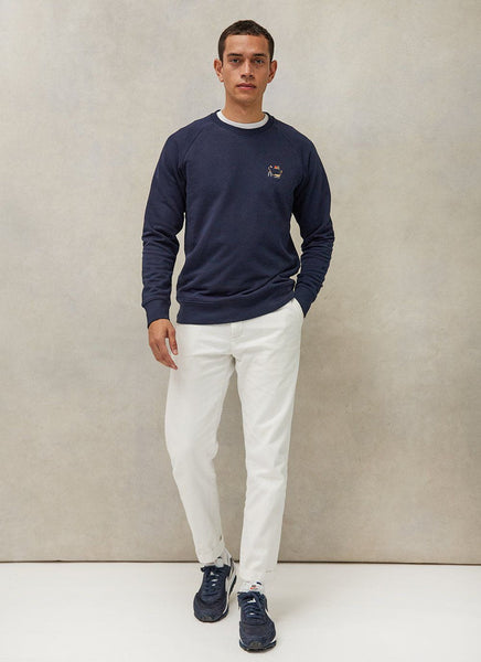 Sweatshirt | Reading Chair | Navy & Percival Menswear