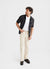 Nawa Pinstripe Shirt | Black