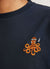 Itamae Octopus Long Sleeve T Shirt | Embroidered Organic Cotton | Navy