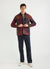 Check Overshirt | Brick