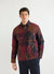 Check Overshirt | Brick