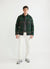 Check Overshirt | Forest with Orange