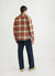 Check Overshirt | Rust