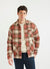 Check Overshirt | Rust