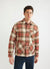 Check Overshirt | Rust