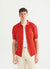 Pablo Cuban Shirt | Knitted Cotton | Red
