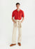 Pablo Cuban Shirt | Knitted Cotton | Red