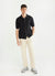 Pablo Cuban Shirt | Knitted Cotton | Black