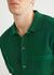 Pablo Cuban Shirt | Knitted Cotton | Forest