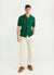Pablo Cuban Shirt | Knitted Cotton | Forest