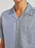 Patchwork Cuban Linen Shirt | Blue Multi