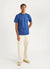 Percival Key T Shirt | Embroidered Organic Cotton | Indigo
