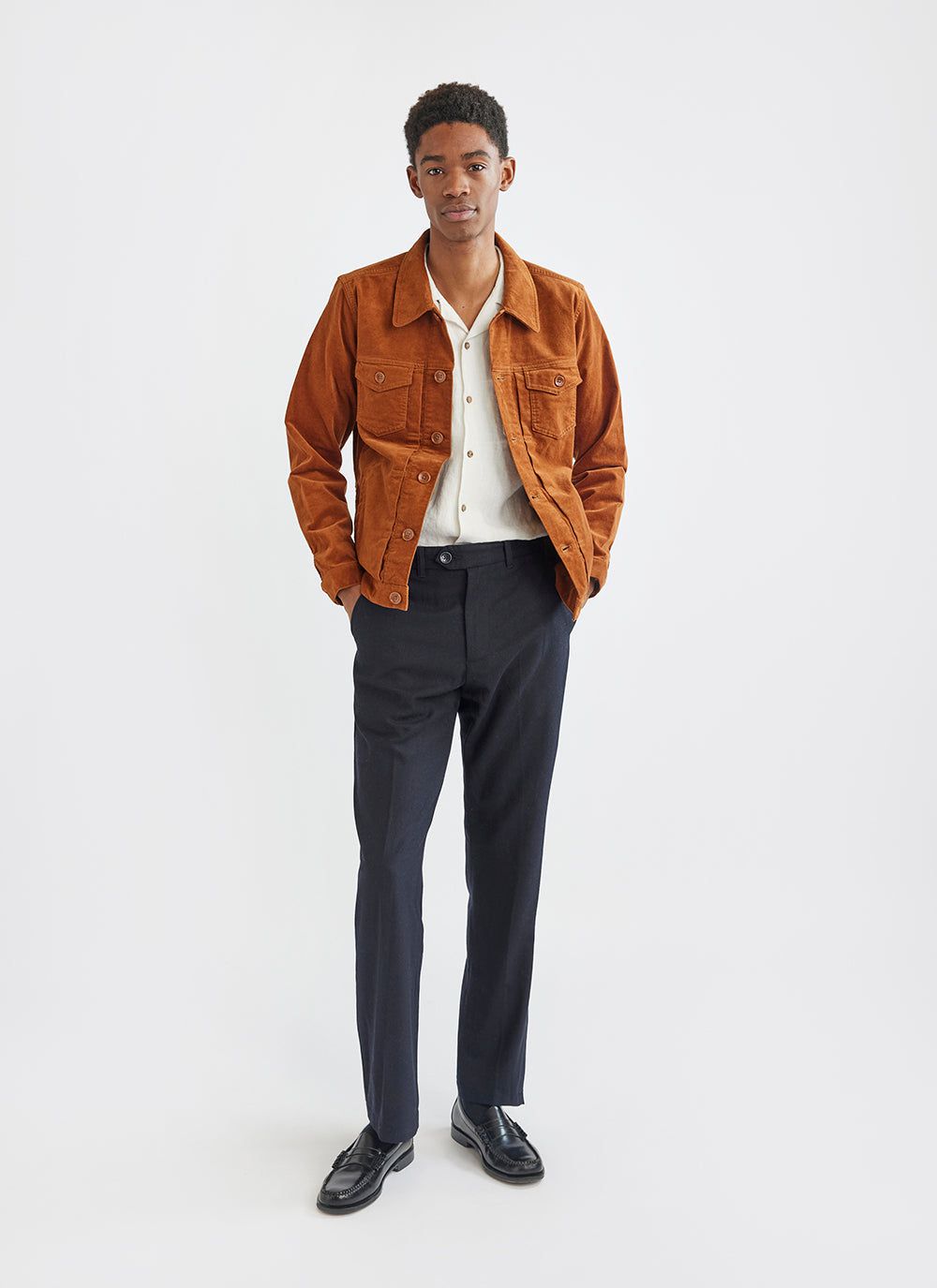 Tan cotton shop jacket