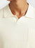Pullover Polo Shirt | Knitted Cotton | Cream