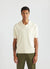 Pullover Polo Shirt | Knitted Cotton | Cream