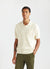 Pullover Polo Shirt | Knitted Cotton | Cream