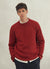 Raglan Knit Sweater | Merino Wool | Brick
