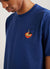 Ramen T Shirt | Embroidered Organic Cotton | Indigo