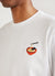 Ramen Long Sleeve T Shirt | Embroidered Organic Cotton | White